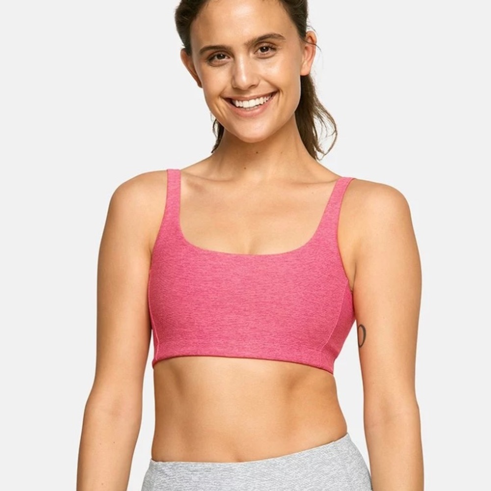 Pink Outdoor Voices Double Time Sports Bra